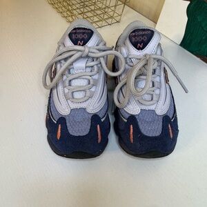 New Balance Kids' Blue and Gray Sneakers